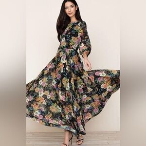 Yumi Kim Woodstock Anthropologie Floral Maxi Dress